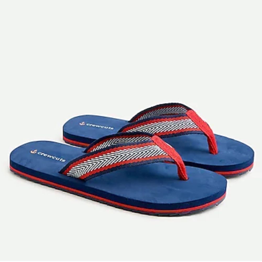 Kid’s Crewcuts Herringbone Flip-flops